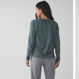 LULULEMON &go City Pullover long sleeve Heathered Dark Fuel